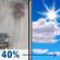 Columbus Day: Chance Light Rain then Mostly Sunny